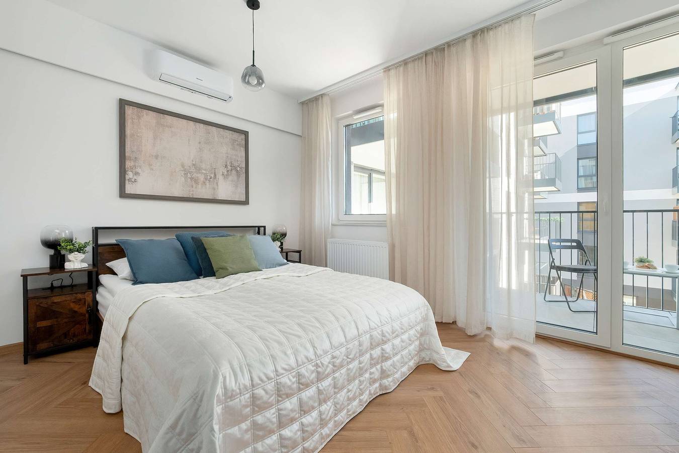 Ganze Ferienwohnung, Modern Studio | Air Conditioning, Parking, Balcony in Warschau, Masowien