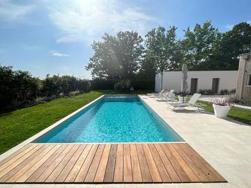 Chambre d’hôte pour 2 personnes, avec terrasse ainsi que jardin et piscine à Sainte-Soulle