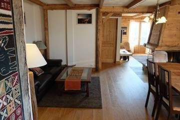 Gîte pour 7 personnes, avec balcon dans Thermes de Saint Gervais les Bains