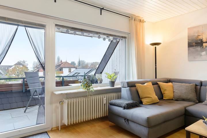 Ferienwohnung für 2 Personen, mit Seeblick und Balkon sowie Garten in Unteruhldingen - 2