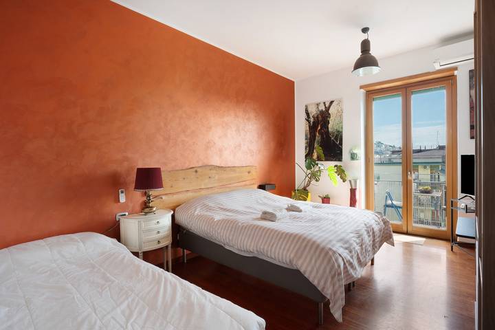 Apartamento para 3 personas, con balcón en Salerno