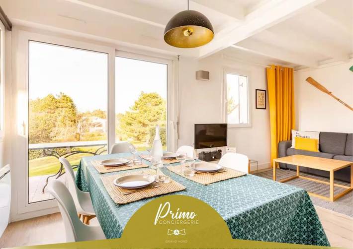 Location de vacances pour 6 personnes, avec jardin et terrasse dans Golf du Touquet