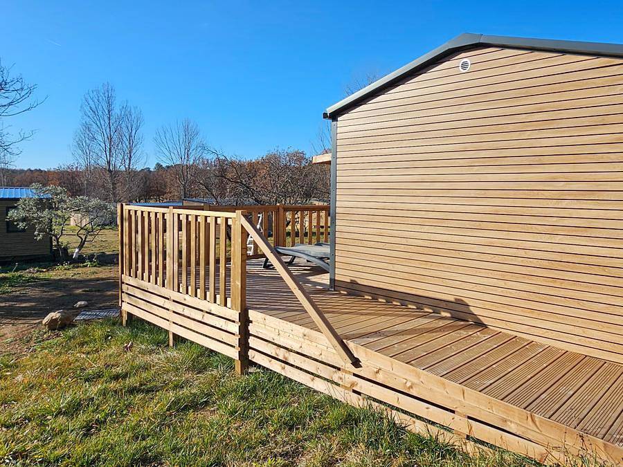 Camping Verdon les Grands Domaines - Mobilhome 4 personas - Mobil home - 35m² - 2 habitaciones - Pmr in Saint-Laurent-du-Verdon, Parc naturel régional du Verdon