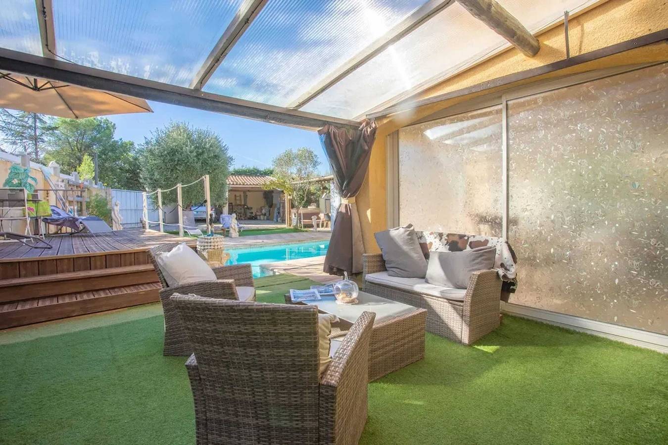 Apartamento entero, Apartamento de vacaciones con piscina en Vidauban, 32 m² in Vidauban, Region de Draguignan