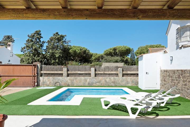 Ferienhaus "Villa Nego" mit privatem Pool und WLAN in Conil de la Frontera, Costa de la Luz