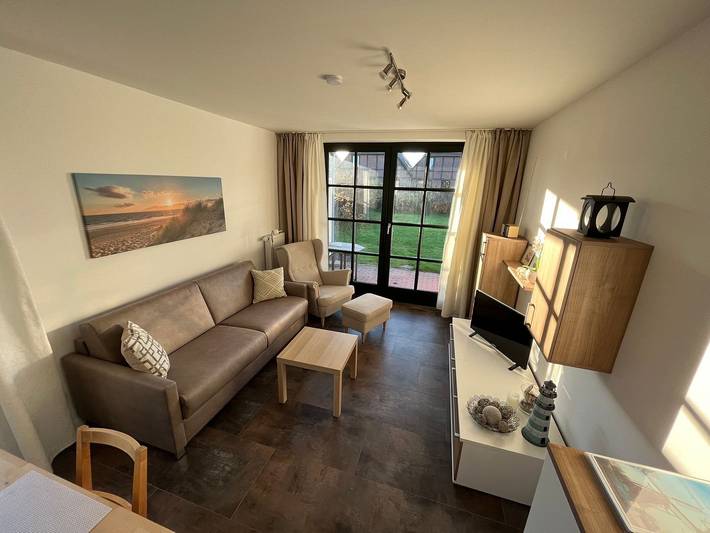 Ferienwohnung für 4 Personen, mit Terrasse in Werdum, Landkreis Wittmund