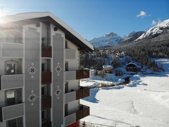 Hotel per 2 persone, con Balcone e Terrazza nonché Giardino e Panorama ad Andalo