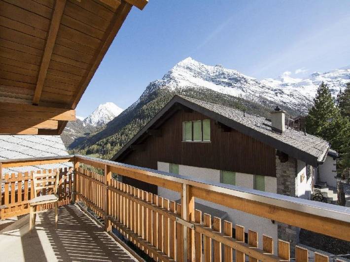 Hütte für 9 Personen, mit Garten in Saas-Fee