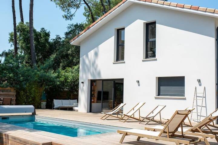 Villa pour 12 personnes, avec Terrasse et Piscine à Labenne