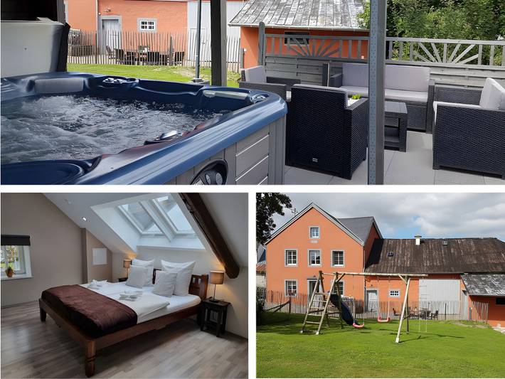 Eifel Dream Landhaus con idromassaggio esterno privato e sauna all’aperto in Plutscheid, Eifelkreis Bitburg-Prüm