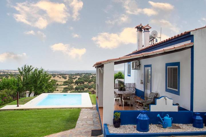 Casa rural para 6 personas, con piscina además de vistas y jardín en Portalegre - 4