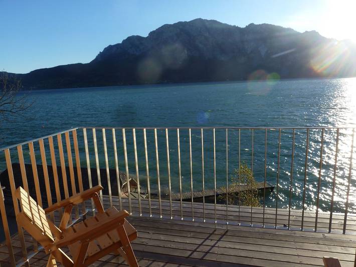 Ferienwohnung für 3 Personen, mit Balkon und Garten sowie Seeblick in Unterach am Attersee - 3