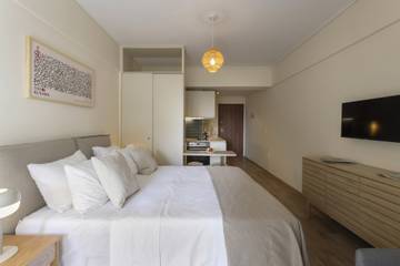 Studio für 3 Personen, mit Balkon und Meerblick in Athen