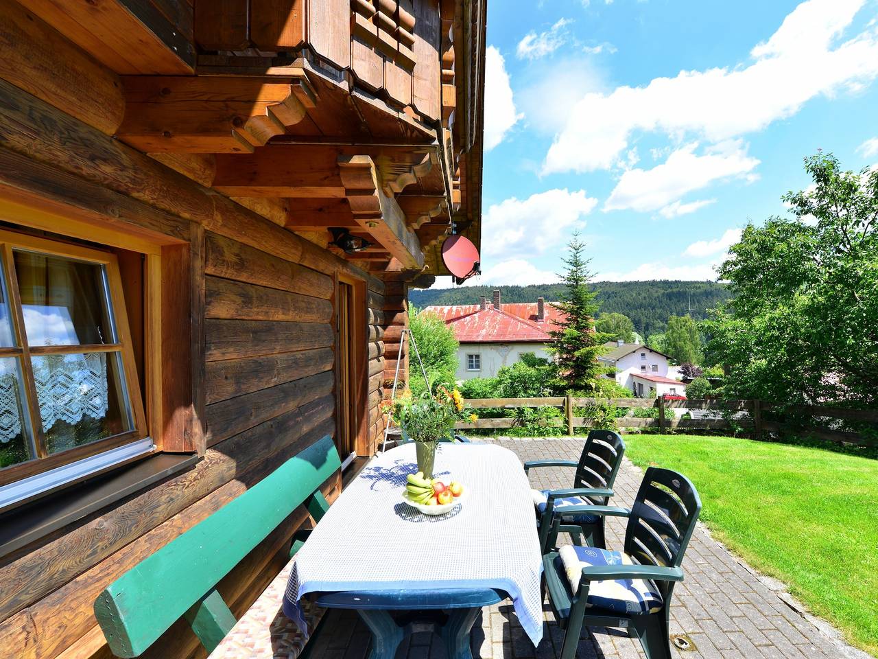 Ferienhaus aus Holz in der Nähe des Skigebiets in Regenhütte, Bayerisch Eisenstein