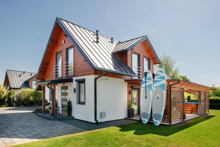 Dom wakacyjny dla 8 osób, z widok i ogród, zwierzęta dozwolone w Lubniewice