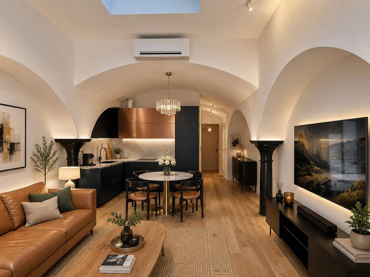 Appartamento intero, Parcheggio gratuito, Nuslesky Pivovar Blue Arch Luxury Apartment With Garden in Praga, Boemia centrale