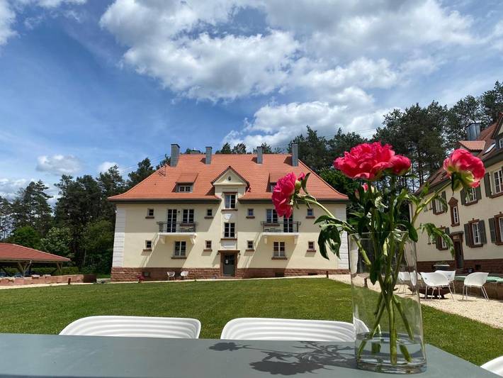 Ferienwohnung für 4 Personen, mit Garten und Sauna in Fischbach bei Dahn
