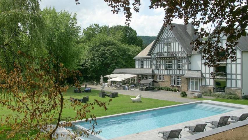 Hôtel pour 4 personnes, avec vue et piscine ainsi que jardin et sauna, animaux acceptés à Pepinster - 2