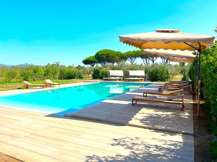 Villa pour 4 personnes, avec piscine ainsi que vue et jardin à Grosseto - 3
