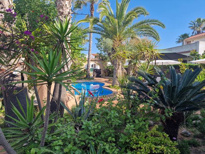 "Pedro“@Marisol: 270m zum Strand, Privat-Pool, A/C, Wifi, Hundestrand in Riumar, Delta de l'Ebre