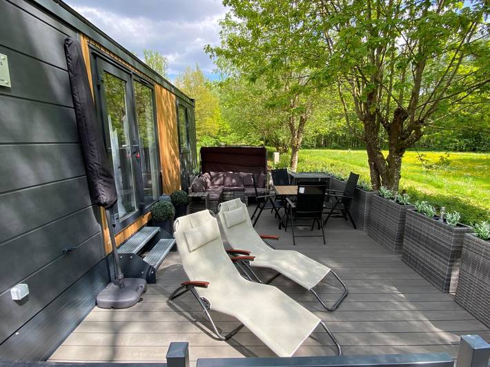 Ferienhaus mit Meerblick für 4 Personen, mit Terrasse und Garten