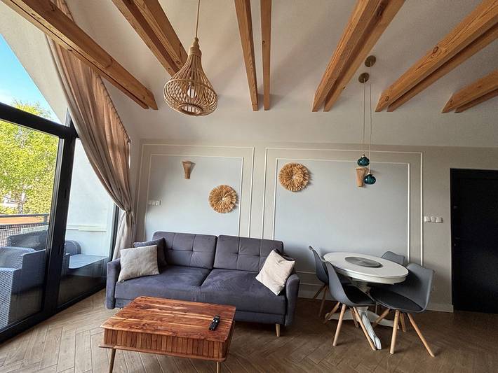 Ferienwohnung für 4 Personen, mit Sauna und Whirlpool sowie Garten in Leba - 2