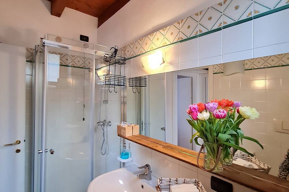 Ganze Wohnung, Appartement Casalina mit einzigartiger Poollandschaft wenige Meter zum Gardasee in Castelletto di Brenzone, Brenzone