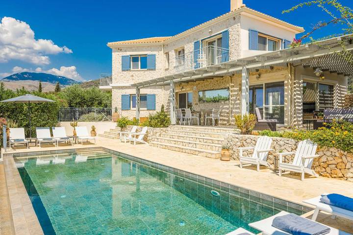 Villa pour 7 personnes, avec terrasse dans Skala - 2