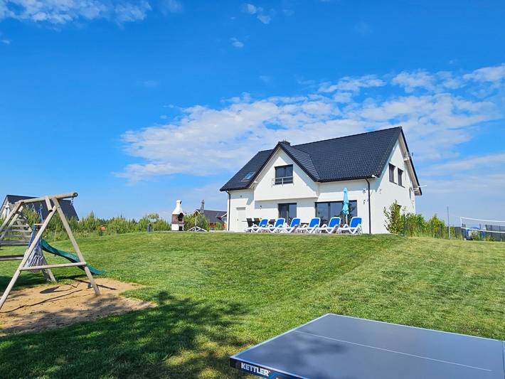 Ferienvilla "Villa Koprowo" mit Jacuzzi und Sauna in Zastań, Baltic Sea Pomerania