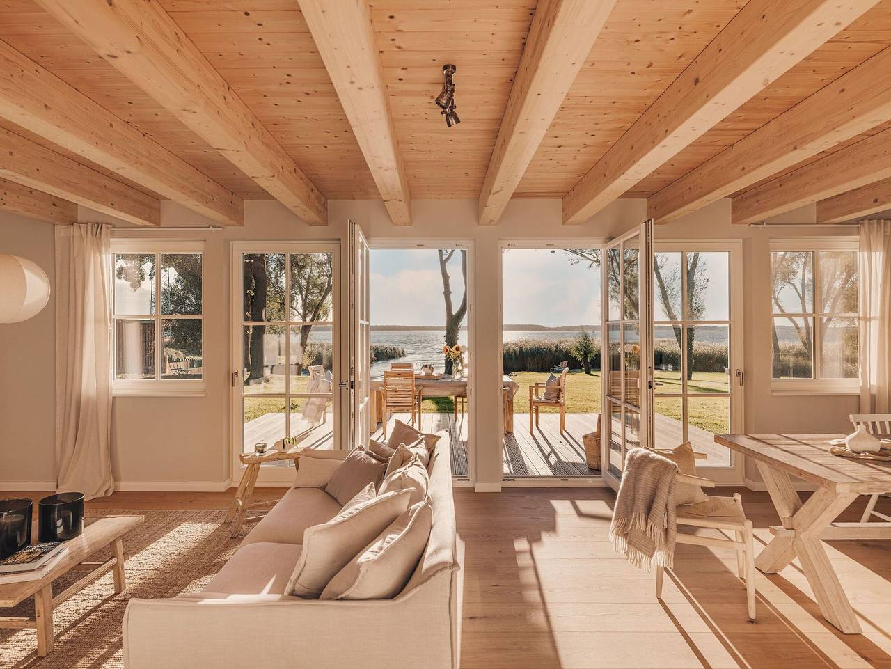 Watermark Usedom - Premium Ferienhaus direkt am Wasser mit e - Watermark Usedom - Ferienhaus Welle - Premium Ferienhaus direkt am Wasser mit eigener Badestelle in Rankwitz, Usedom