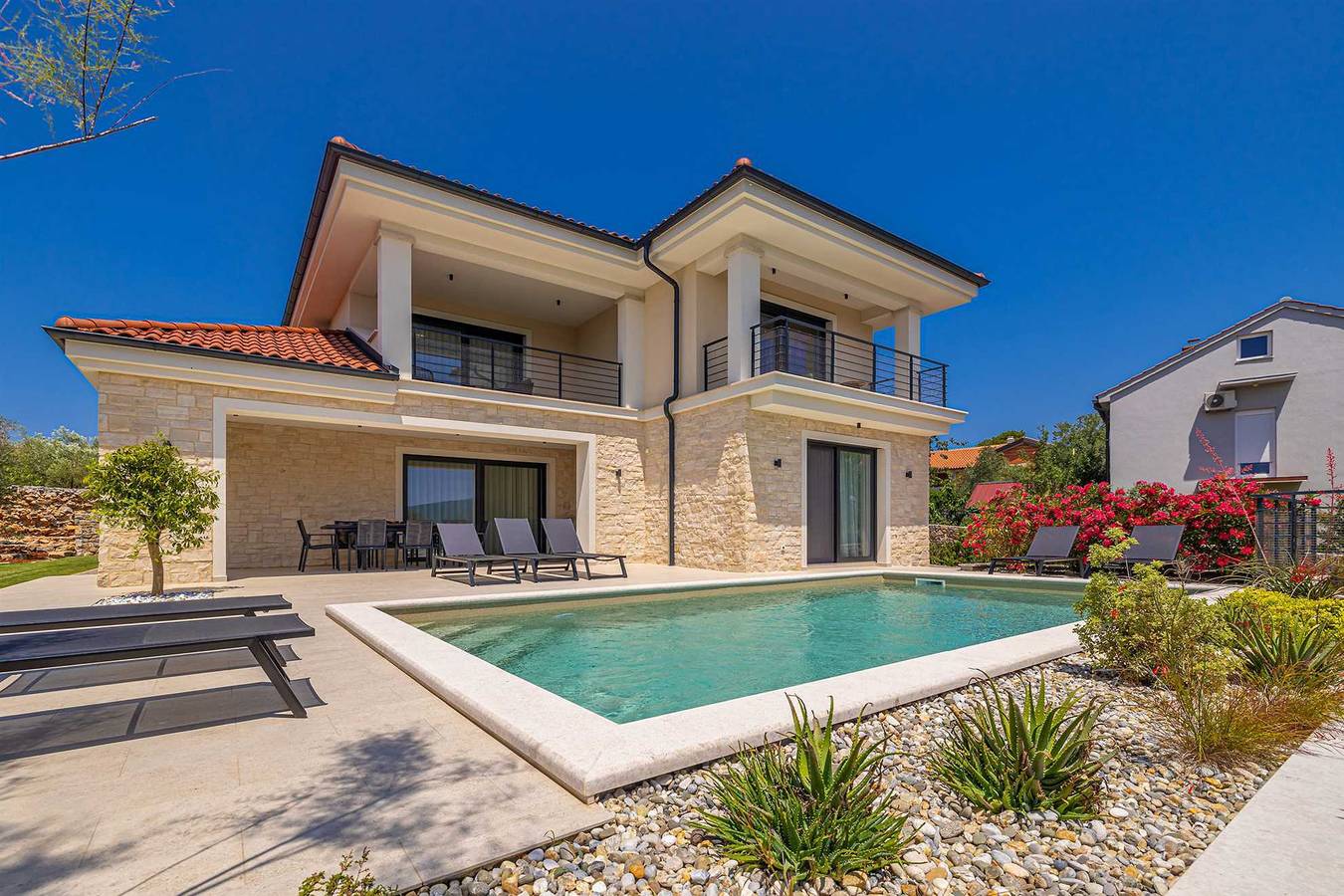 Villa La Residence Olivette mit privatem Pool und Sauna in Kornic, Krk