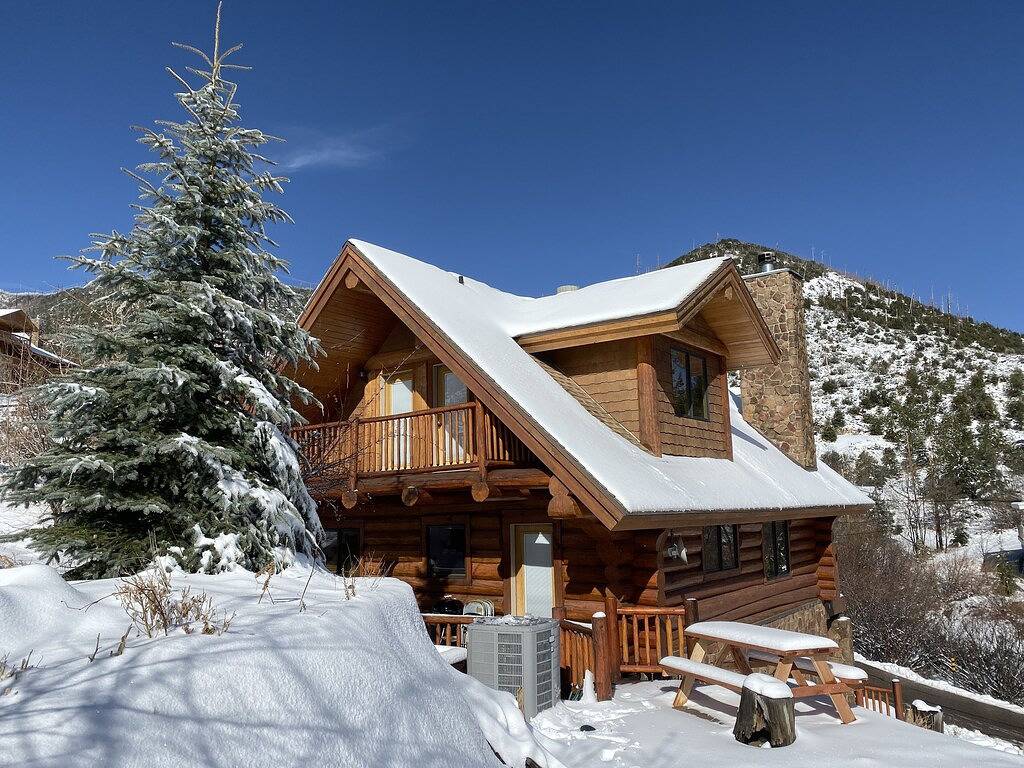 Märchenbuch Mt Lemmon Log Cabin in Tanque Verde, Pima County