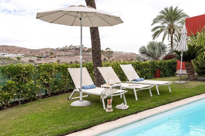 Casa rural para 6 personas, con jardín además de piscina y vistas en Salobre - 4