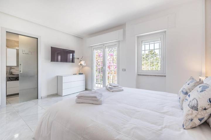 B&b per 2 persone, con Balcone e Terrazza nonché Giardino a Fregene