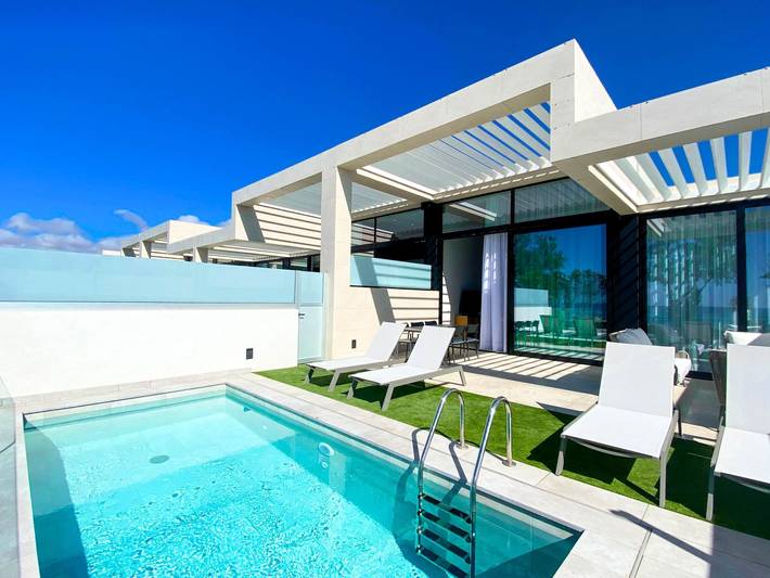 Apartamento para 4 personas, con jardín en Santa Águeda