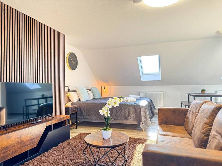 Ferienwohnung für 3 Personen, mit Terrasse und Garten sowie Ausblick in Bremer Freimarkt - 4