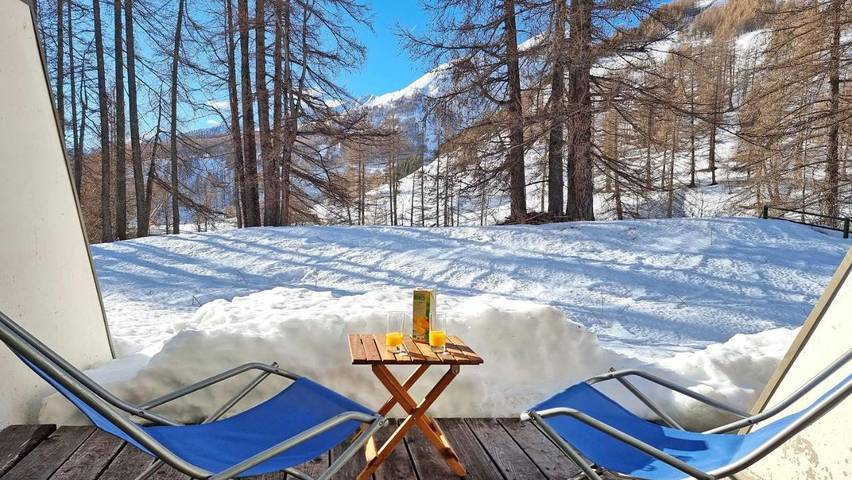 Gîte pour 6 personnes, avec Balcon et Terrasse ainsi que Jardin et Vue dans Office De Tourisme De Val D Allos