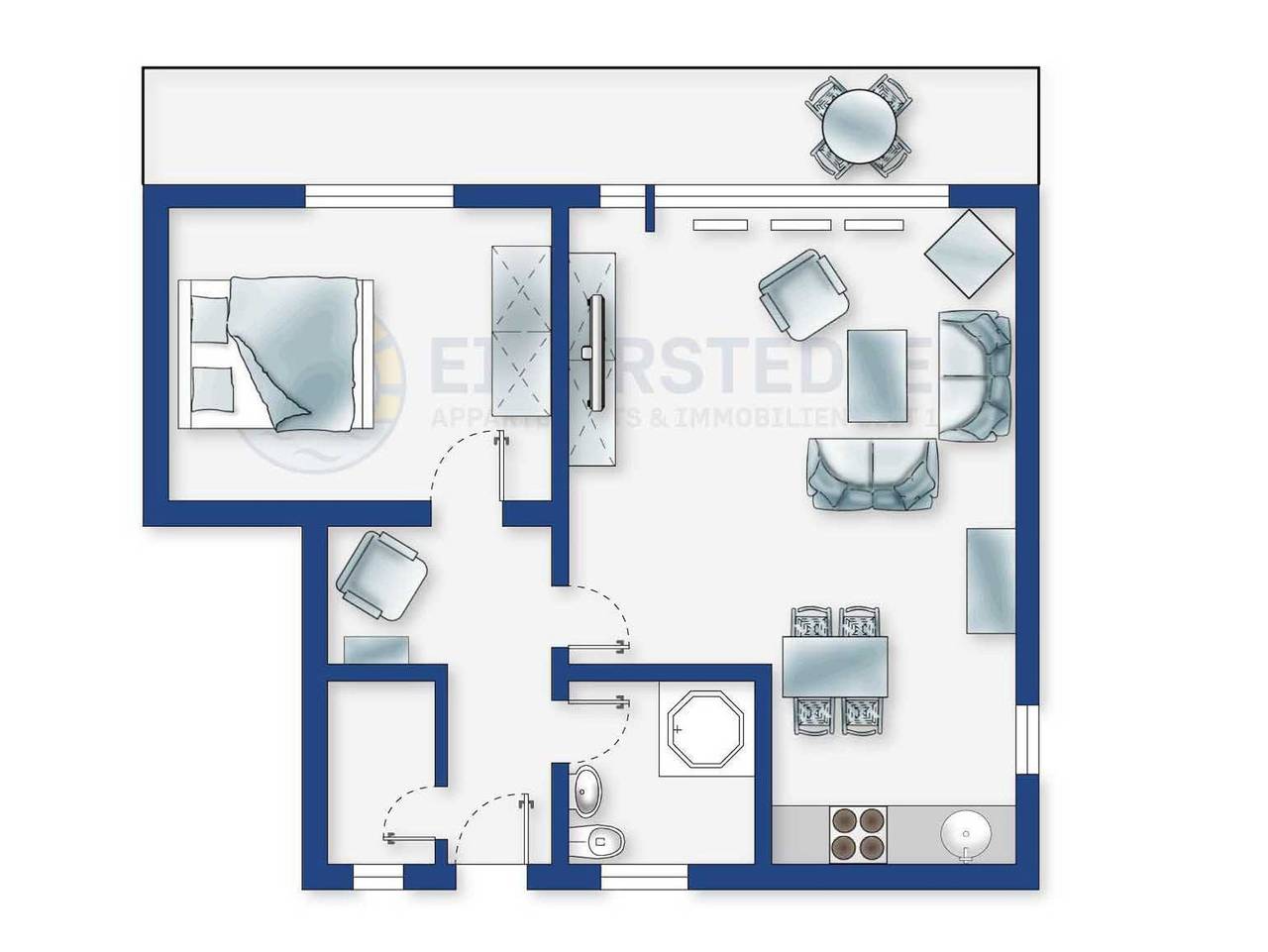 Ganze Ferienwohnung, Wohnung 3 Kleine Möwe in St. Peter-Ording, Eiderstedt
