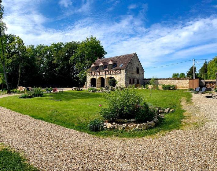 Maison de vacances pour 6 personnes, avec vue et jardin