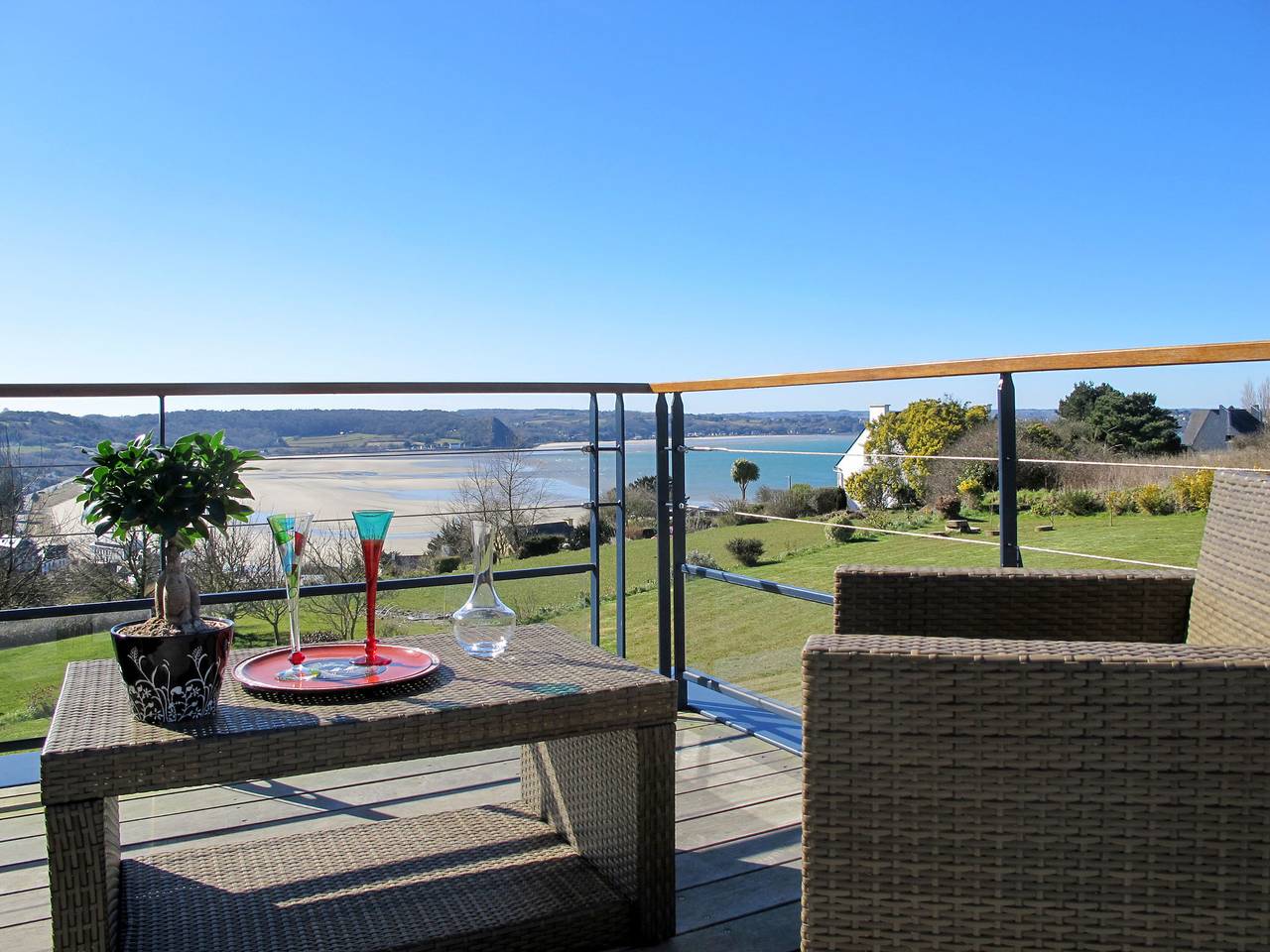 Appartement entier, Belle vue sur mer in Saint-Michel-en-Grève, Ceinture Dorée