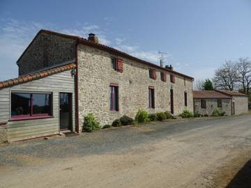 Chambre d’hôte pour 6 personnes, avec jardin à Treize-Vents