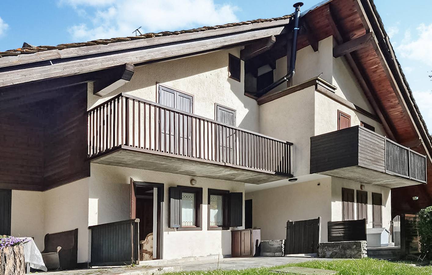 Accogliente appartamento di montagna con WiFi e parcheggio in Courmayeur, Massiccio del Monte Bianco