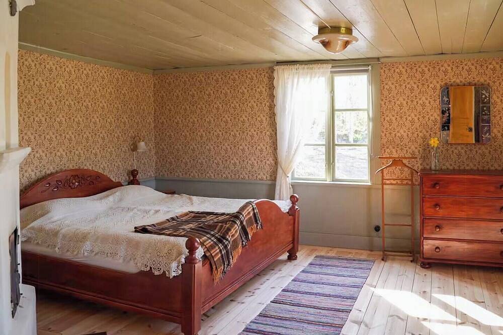 Authentisches Bauernhäuschen aus dem 19. Jahrhundert in Småland in Nässjö, Jönköpings län