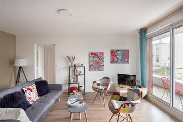 Gîte pour 2 personnes, avec balcon à Rennes