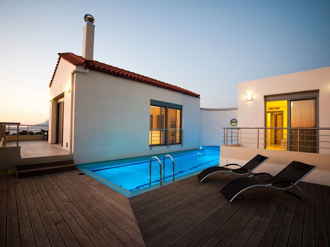 Villa Levantes - Ferienhaus in Mithimna mit Pool in Nopigia, Chania und Umgebung