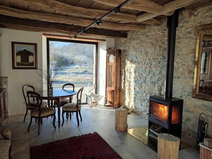 Casa de huéspuedes para 2 personas, con Terraza además de Jardín y Vistas en Navarra