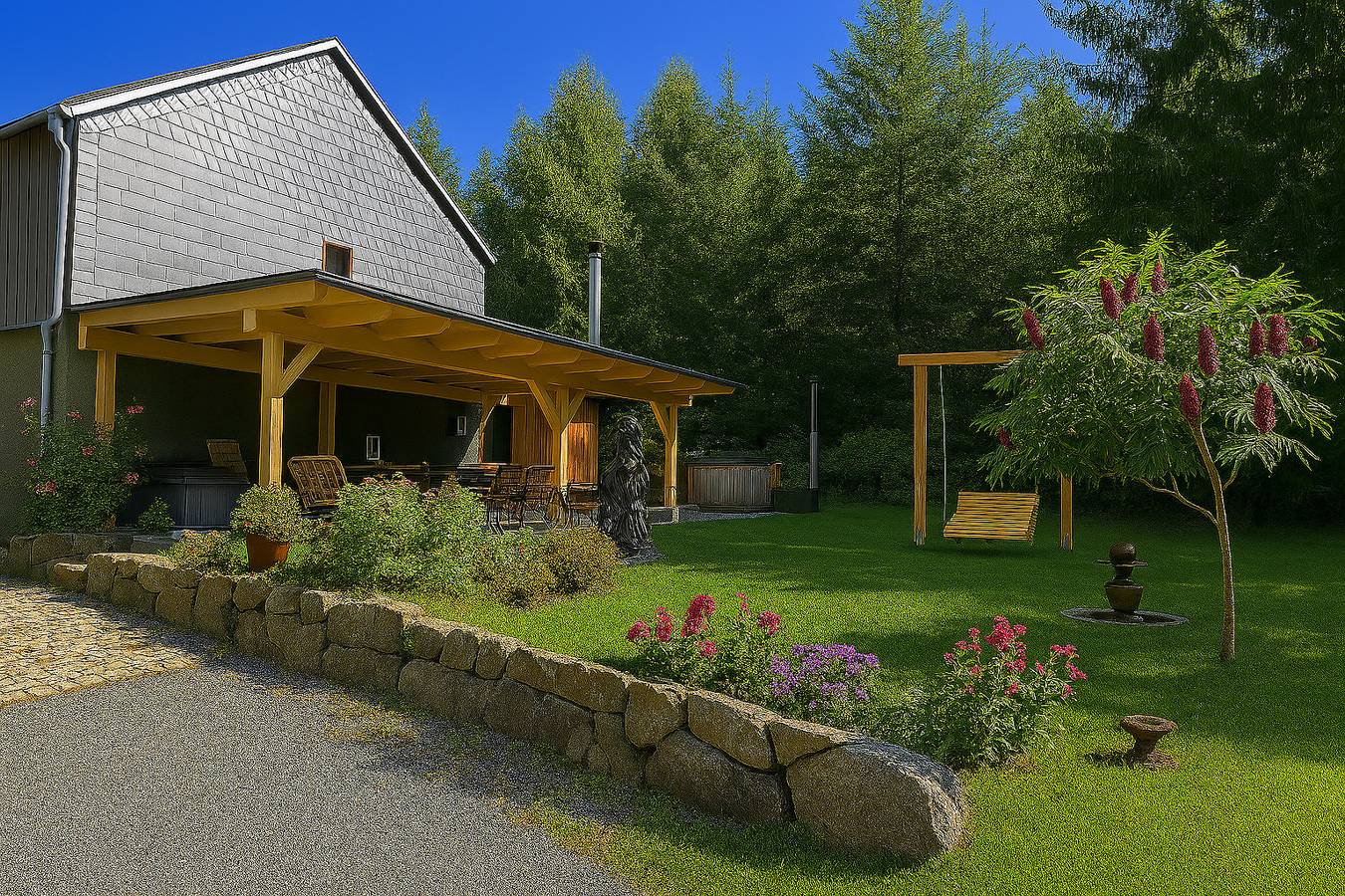 Ferienhaus hutzenalm in Hartmannsdorf-Reichenau, Eastern Ore Mountains