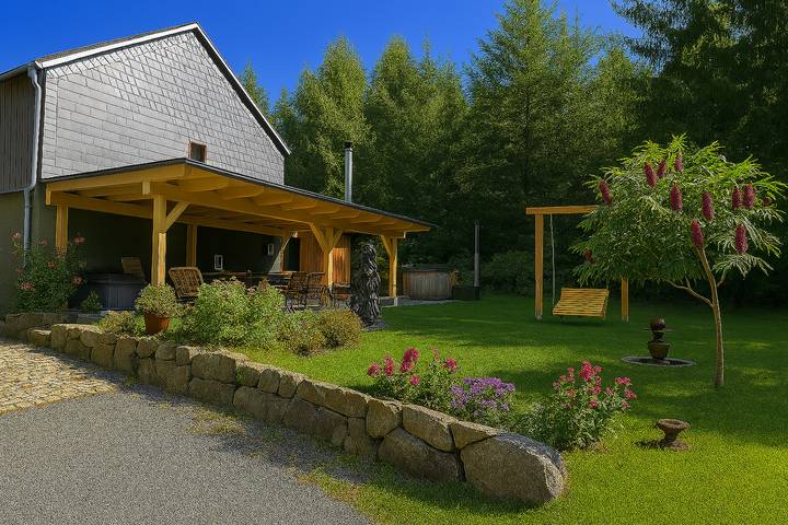 Ferienhaus für 12 Personen, mit Whirlpool und Pool sowie Sauna und Terrasse in Sachsen - 3