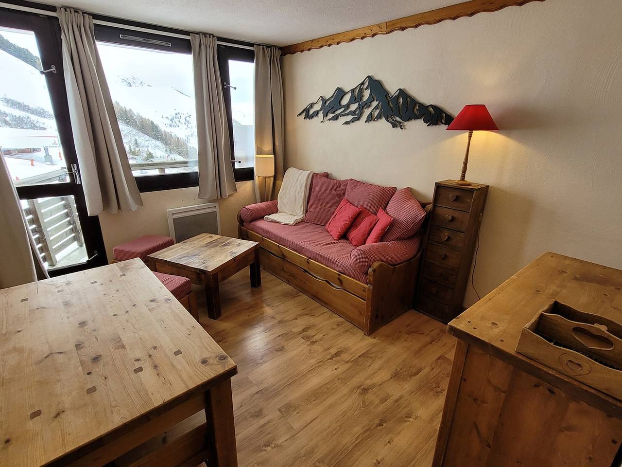 Studio entier, Jolie studio étage élevé  Ski aux pieds  Vue pistes in Aime 2000, Aime-la-Plagne