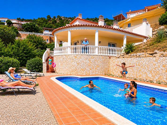 Ferienhaus für 8 Personen, mit Terrasse und Garten sowie Whirlpool in Palau-saverdera - 3